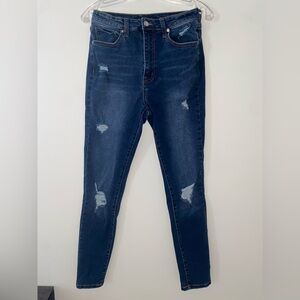 Fashion Nova Women’s Distressed Blue Jeans